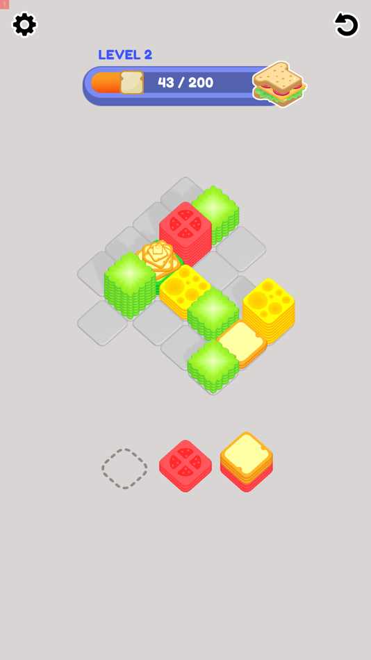 #1. Stackwich! (iOS) Podle: Gybe Games