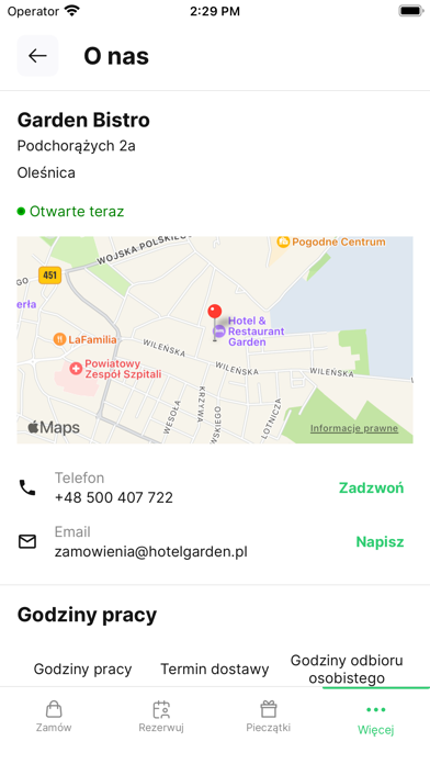 Garden Bistro Screenshot