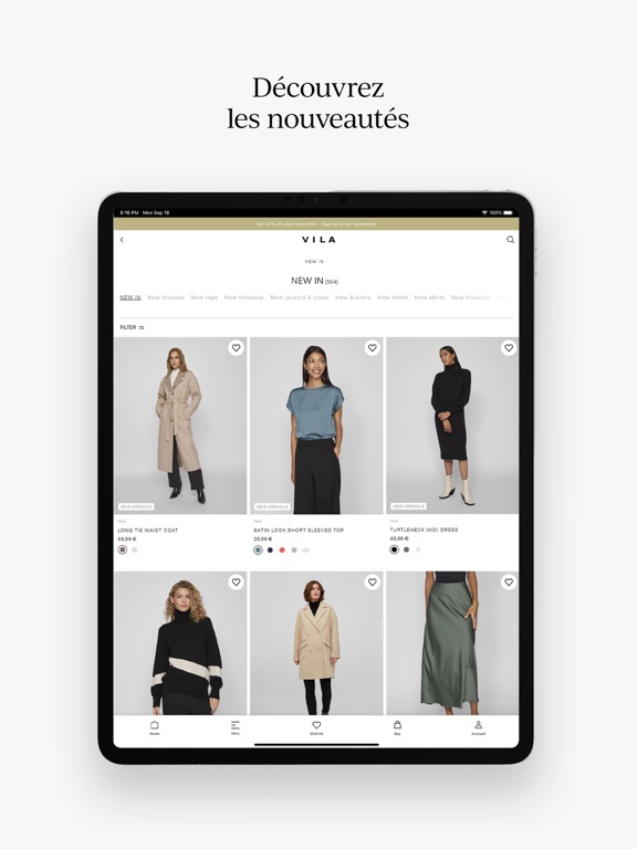 Screenshot #6 pour VILA:Application mode féminine