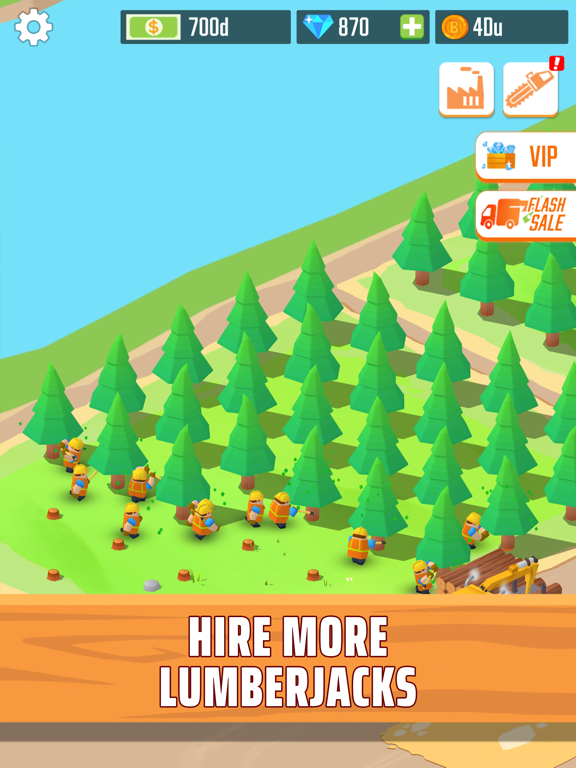 Idle Lumber Empire - Wood Game iPad app afbeelding 4
