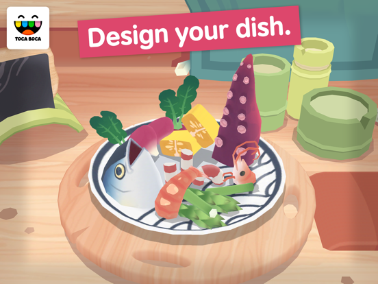 Toca Kitchen Sushi iPad app afbeelding 4