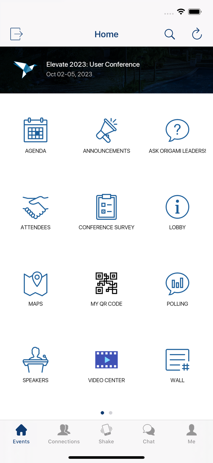 Origami Colleague Conference