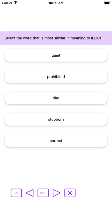 11+ Vocabulary Builder Lite Screenshot
