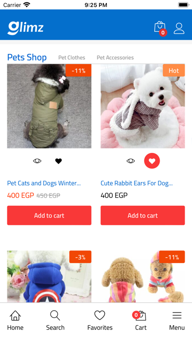Glimz Shop Screenshot
