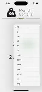 Mass Unit Converter screenshot #3 for iPhone