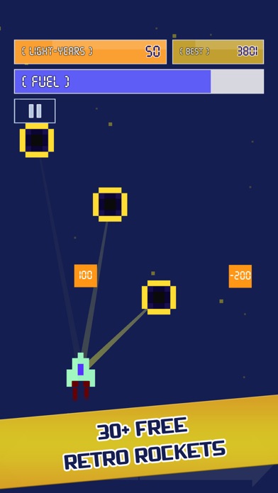 Plucky Rocket: Physics Arcade Screenshot