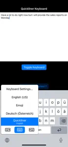 Quickliner Keyboard screenshot #4 for iPhone