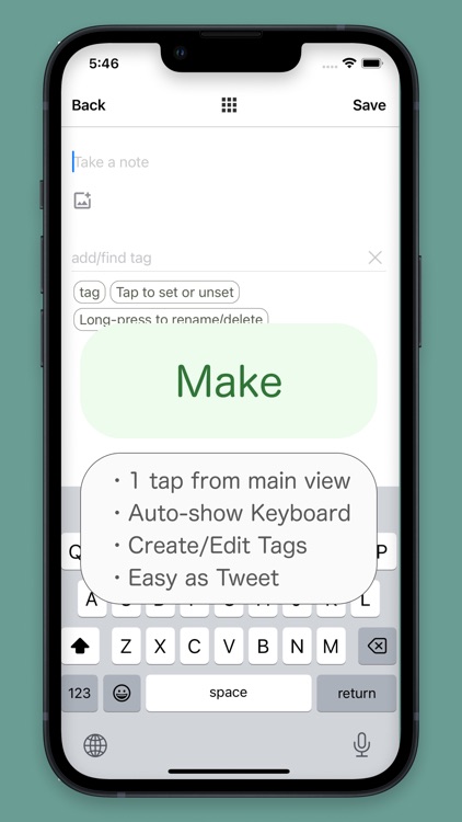 Roamee - many Notes and Tags