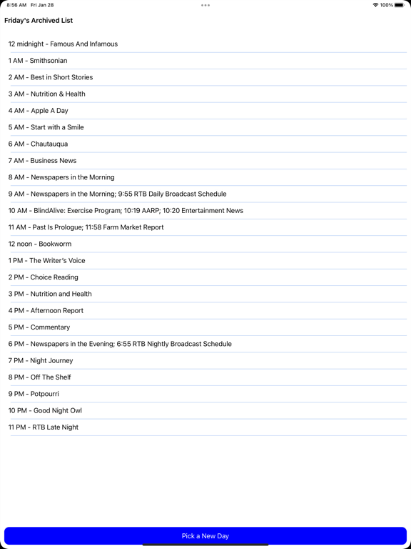 Screenshot #6 pour Radio Talking Book