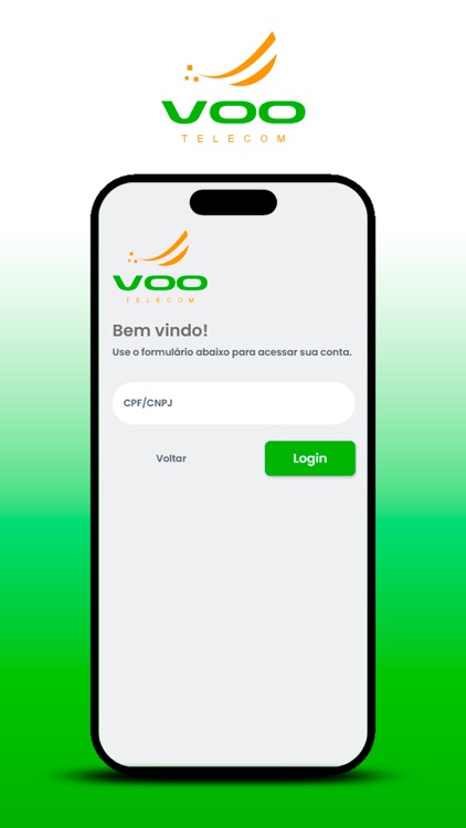Voo Telecom App do cliente