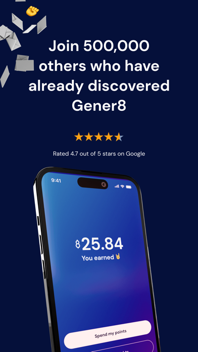 Gener8 - Earn From Your Data Screenshot