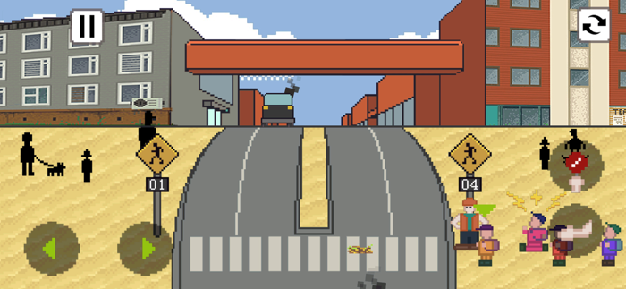 熊孩子过马路-指挥孩子们过马路