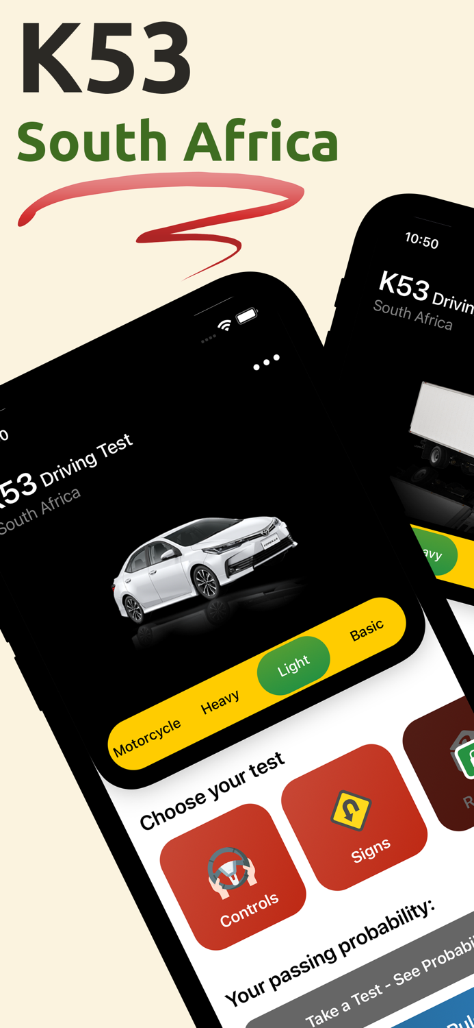 K53 South Africa Driving Test