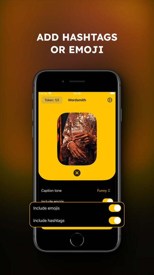 #3. Caption Generator: Wordsmith (iOS) Podle: Aditya Daniel Istyana