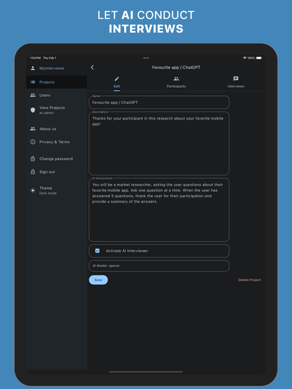 MyInterviews - AI Interviewer