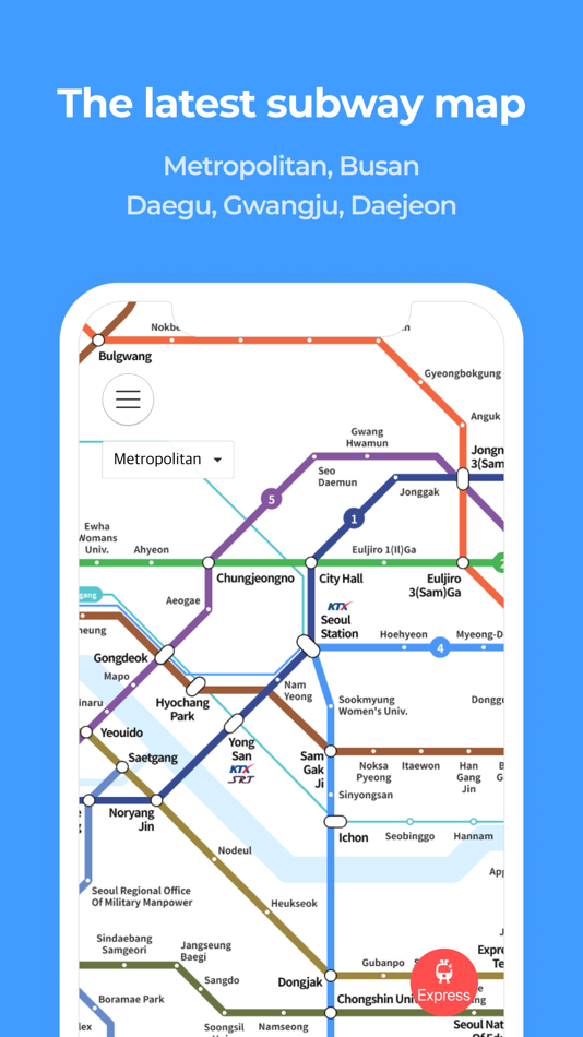 #3. Korea Subway Map (iOS) 由: Doppel Soft