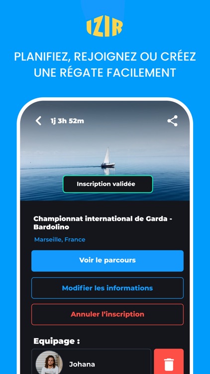 IZIR – Compagnon de régate