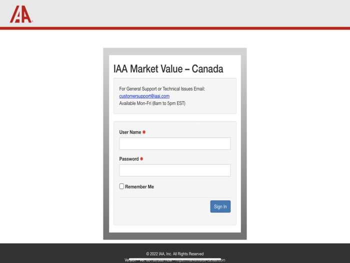 IAA Market Value - Canada
