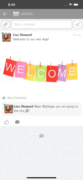 Game screenshot TCR Series Official Messaging apk