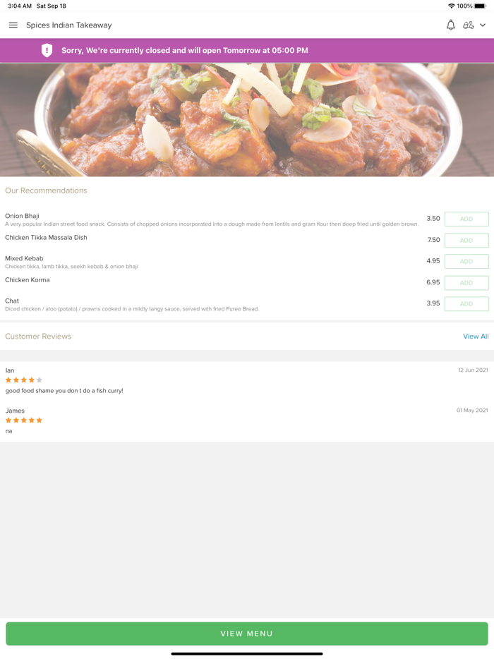 Spices Indian Takeaway