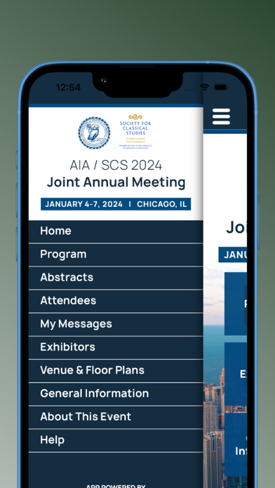 2024 AIA/SCS Annual Meeting Screenshot