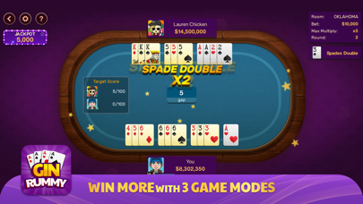 Gin Rummy: Offline Game Screenshot