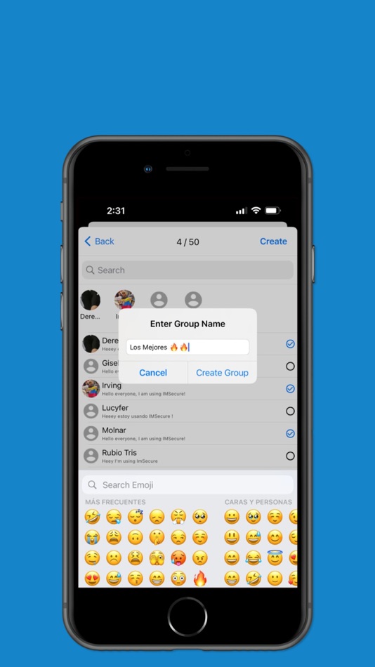 #1. ImSecureApp (iOS) Podle: IM Secure, Inc
