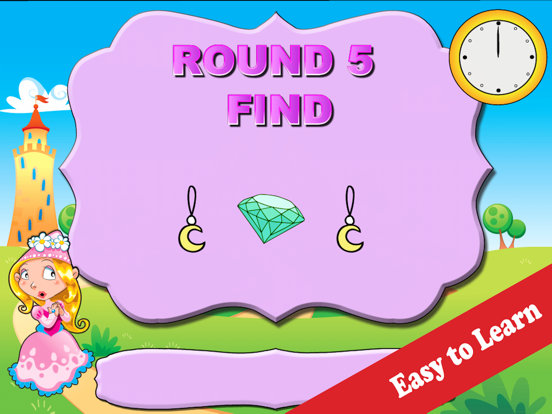 Wee Princess Treasures iPad screenshot 2 - Education app