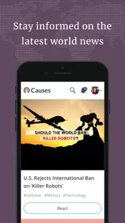 causes - impact your world iphone screenshot 1