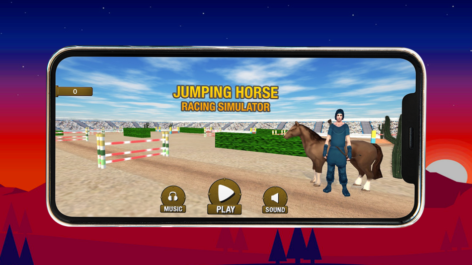 #2. Jumping Horse Racing Simulator (iOS) 由: Ashraf Masood