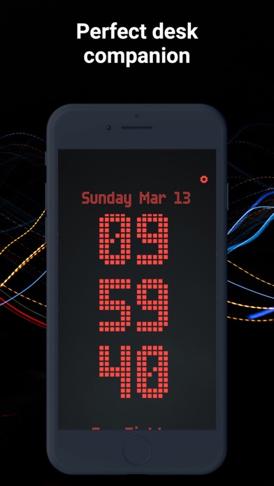 Digital Clock - LED Widget Screenshot
