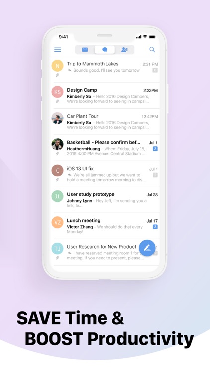 MailTime: Chat style Email screenshot-4
