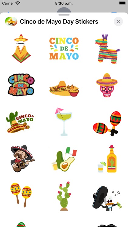 Cinco de Mayo Day Stickers