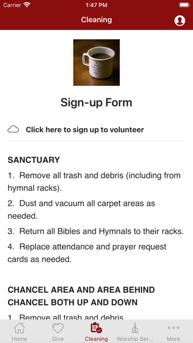 Refuge Christian Church Screenshot
