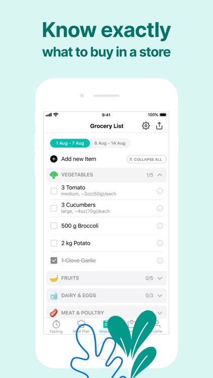 Organic Meals: Fasting Tracker screenshot-7