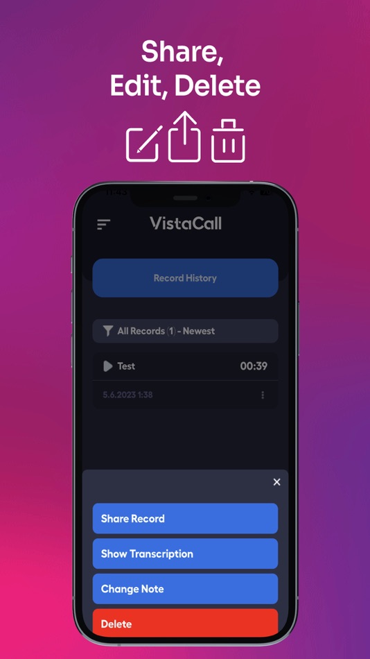 #4. Phone Call Recorder Rec Calls (iOS) 게시자: Vista Mobile