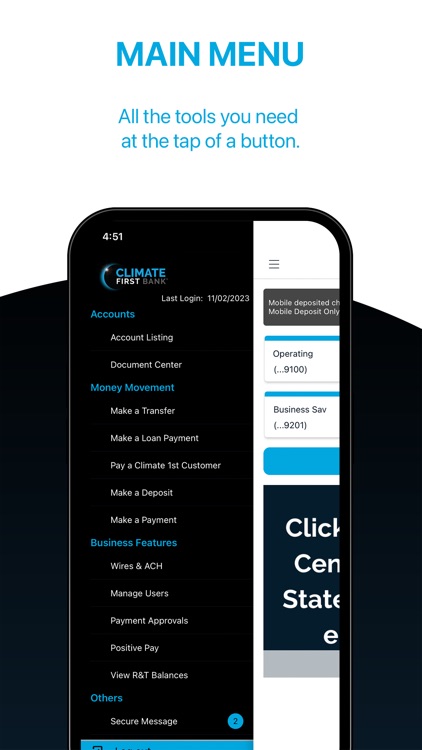 Climate First Bank Business screenshot-3