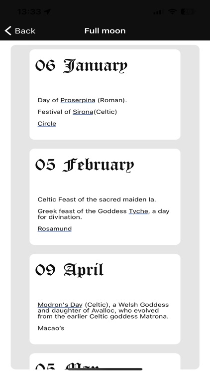 Year and a Day Pagan Calendar screenshot-4