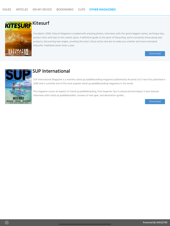 Windsurf Magazine iPad app afbeelding 3