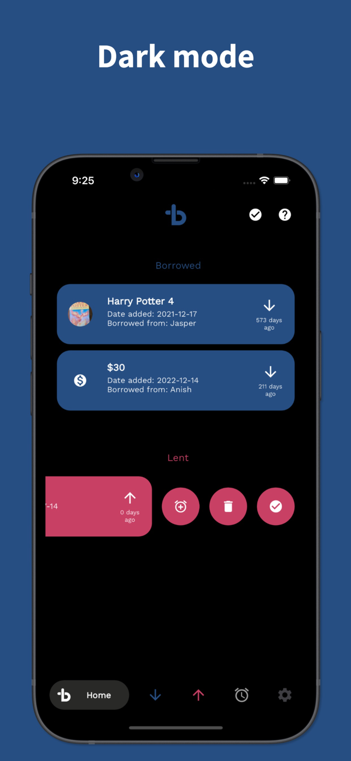 Borrowed - Track your stuff