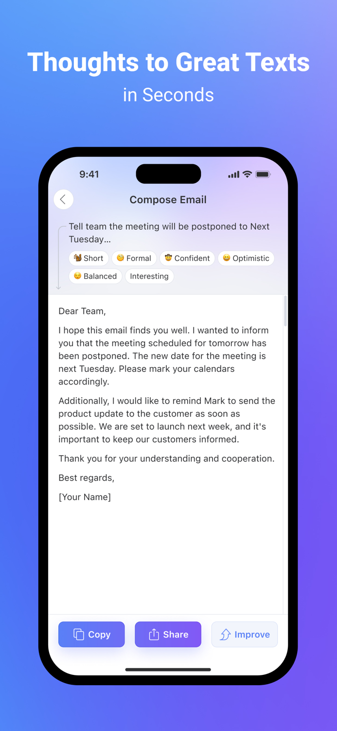 Compose AI Writing Assistant