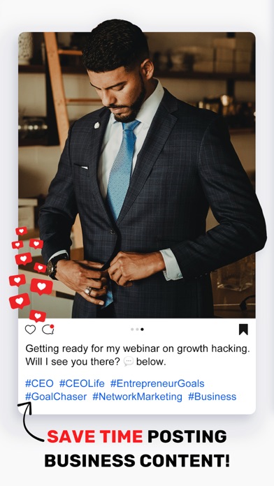 Business Hashtags App Screenshot
