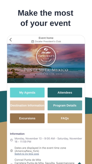 Zscaler President's Club FY23 Screenshot