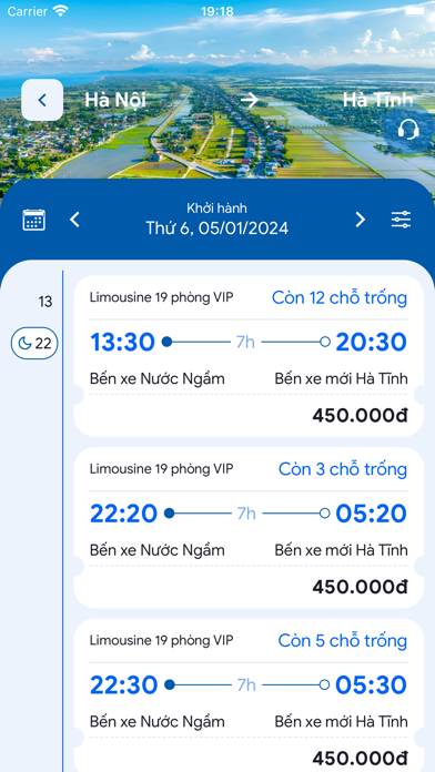 Thiên Hà Limousine Screenshot