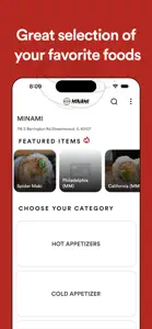 Minami Sushi screenshot #2 for iPhone