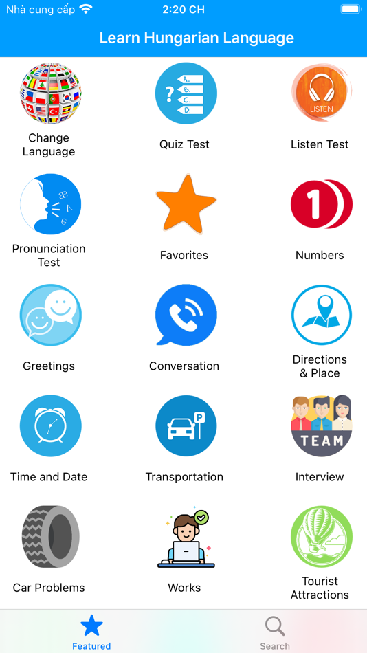 #1. Learn Hungarian Daily Offline (iOS) Podle: Duc Tang Van