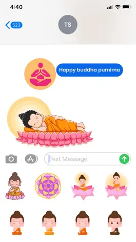 Game screenshot Buddha Purnima Stickers hack