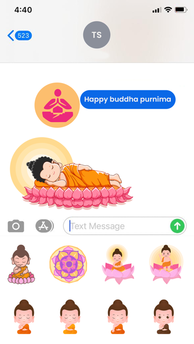 Buddha Purnima Stickers Screenshot