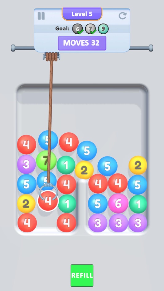 #7. Twenty Balls (iOS) 由: Bugbomb