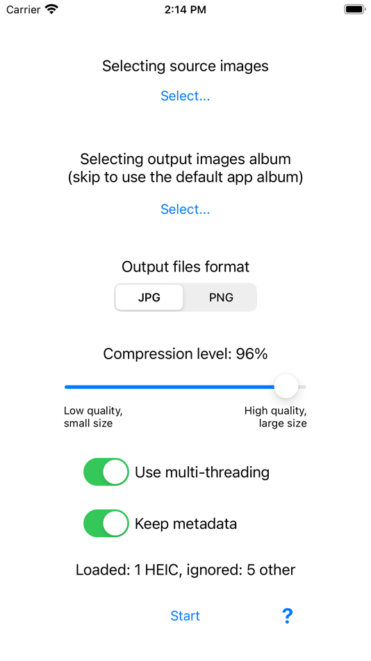 HEIC images batch converter - 3.3 - (iOS)